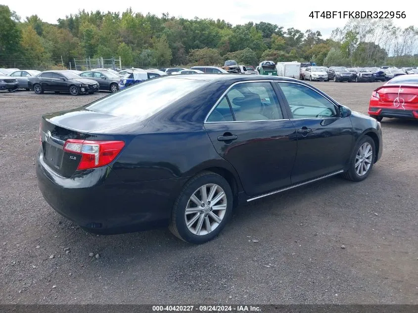 4T4BF1FK8DR322956 2013 Toyota Camry Xle