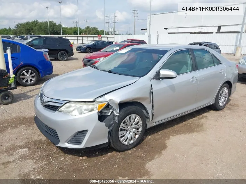 2013 Toyota Camry Le VIN: 4T4BF1FK0DR306444 Lot: 40425356