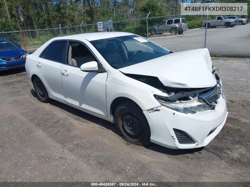 4T4BF1FKXDR308217 2013 Toyota Camry L/Se/Le/Xle