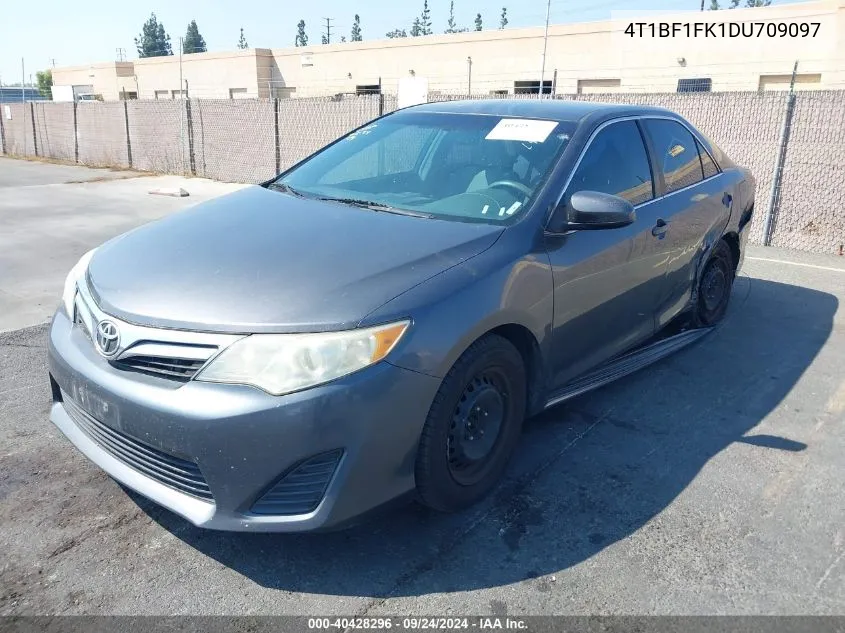 2013 Toyota Camry Le VIN: 4T1BF1FK1DU709097 Lot: 40428296