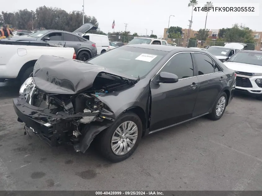 4T4BF1FK9DR305552 2013 Toyota Camry Le