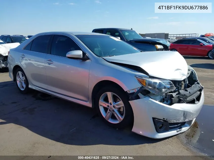 2013 Toyota Camry Se VIN: 4T1BF1FK9DU677886 Lot: 40431625