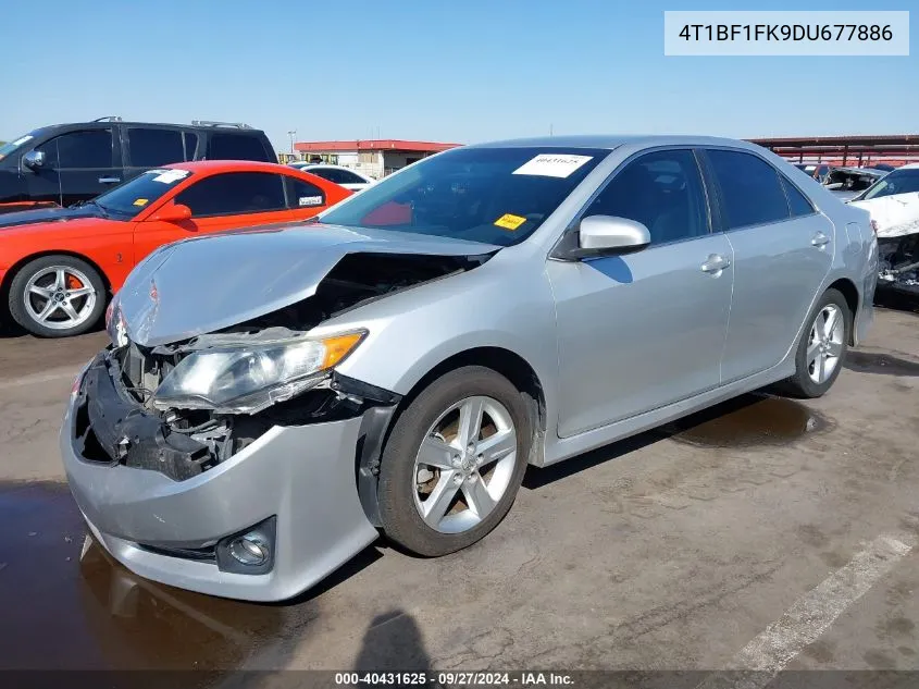 2013 Toyota Camry Se VIN: 4T1BF1FK9DU677886 Lot: 40431625