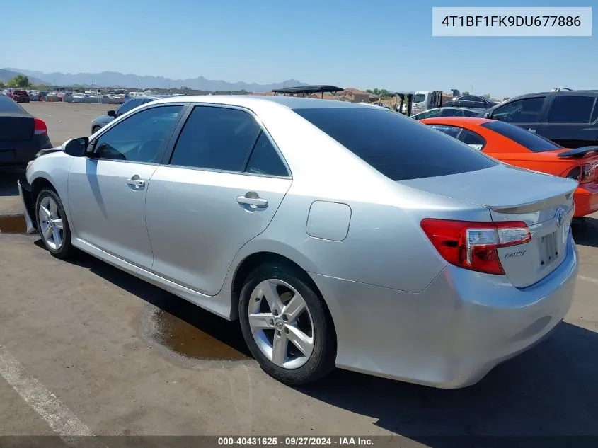 2013 Toyota Camry Se VIN: 4T1BF1FK9DU677886 Lot: 40431625