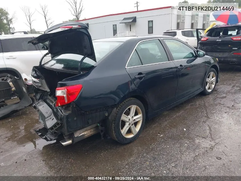 2013 Toyota Camry Se VIN: 4T1BF1FK2DU214469 Lot: 40432174