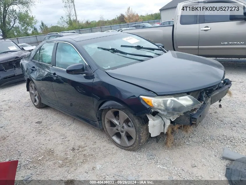 2013 Toyota Camry Se/Xle VIN: 4T1BK1FK0DU527273 Lot: 40436033