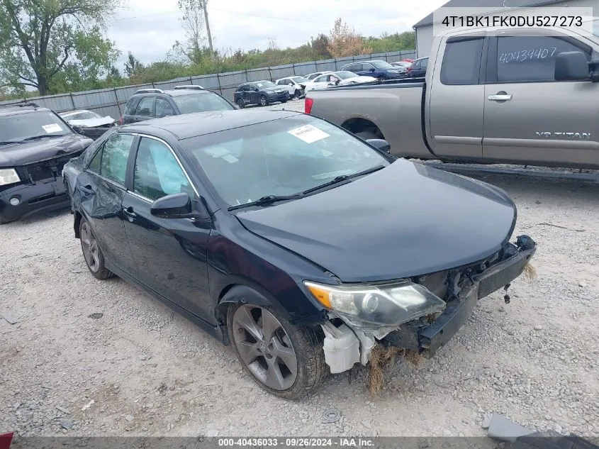 2013 Toyota Camry Se/Xle VIN: 4T1BK1FK0DU527273 Lot: 40436033