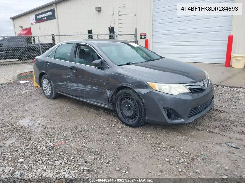 4T4BF1FK8DR284693 2013 Toyota Camry Le