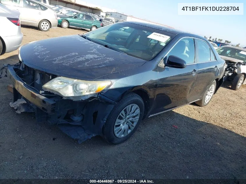 4T1BF1FK1DU228704 2013 Toyota Camry Le