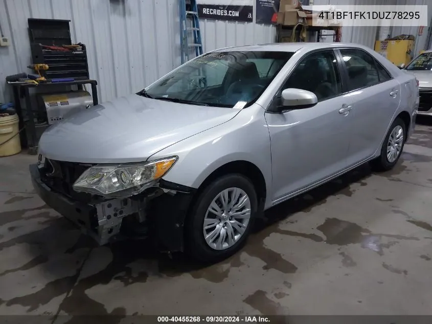 2013 Toyota Camry L/Le/Se/Xle VIN: 4T1BF1FK1DUZ78295 Lot: 40455268