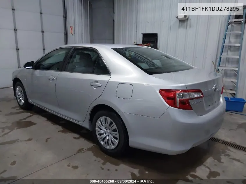 2013 Toyota Camry L/Le/Se/Xle VIN: 4T1BF1FK1DUZ78295 Lot: 40455268