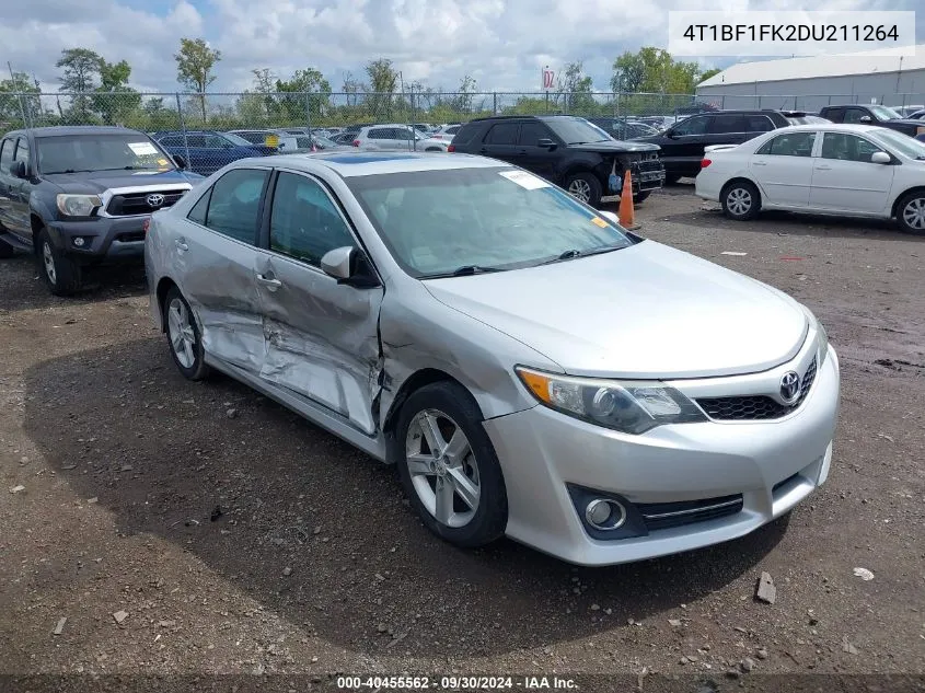 2013 Toyota Camry Se VIN: 4T1BF1FK2DU211264 Lot: 40455562