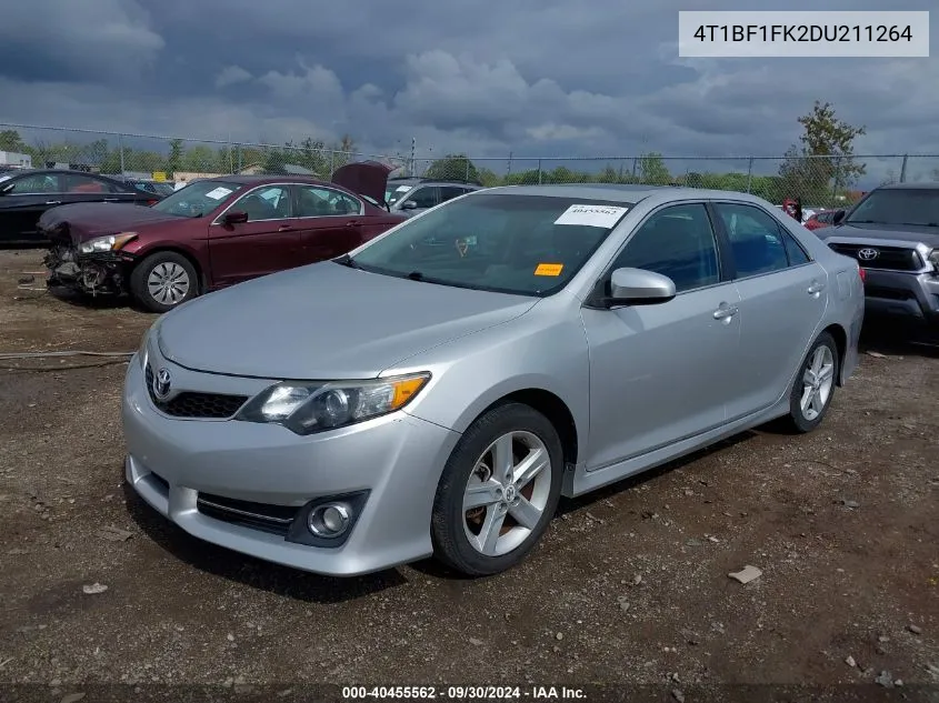 4T1BF1FK2DU211264 2013 Toyota Camry Se