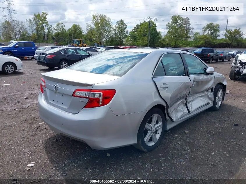 4T1BF1FK2DU211264 2013 Toyota Camry Se