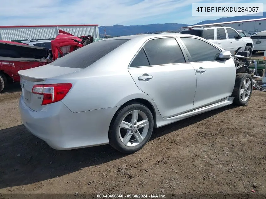 2013 Toyota Camry Se VIN: 4T1BF1FKXDU284057 Lot: 40456660