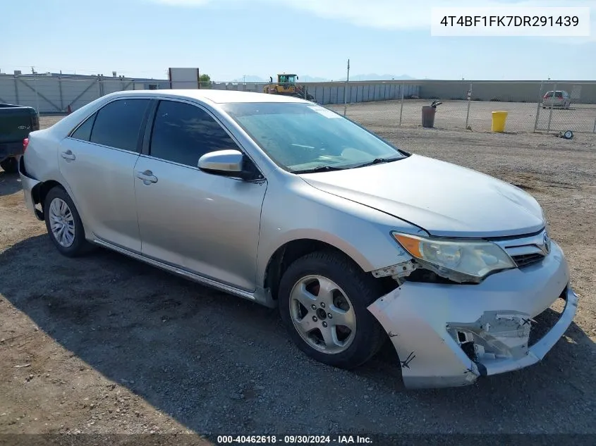 2013 Toyota Camry Le VIN: 4T4BF1FK7DR291439 Lot: 40462618