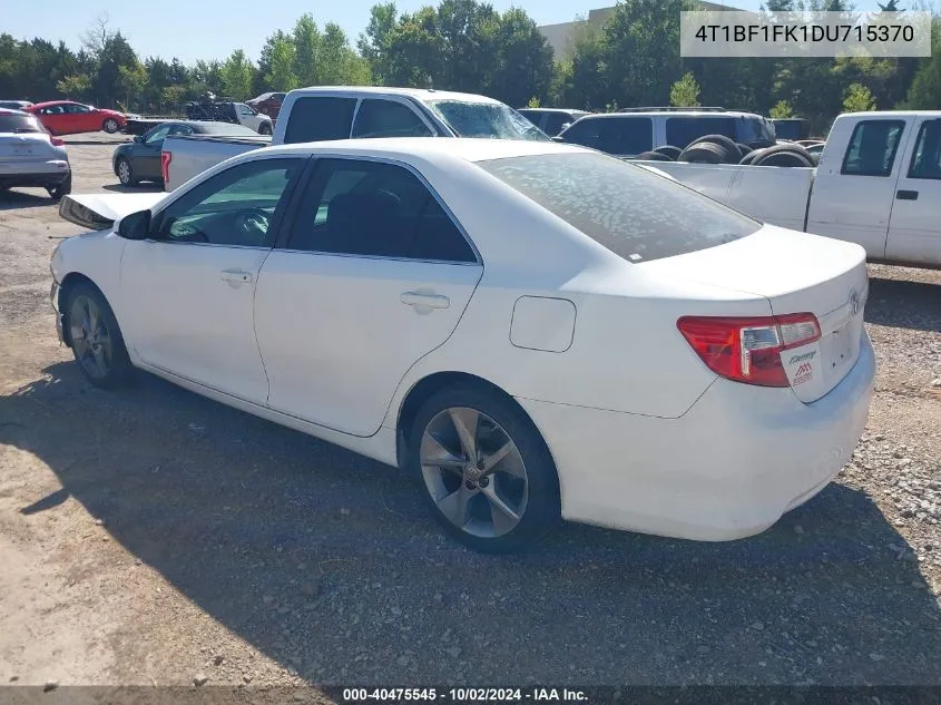 2013 Toyota Camry L VIN: 4T1BF1FK1DU715370 Lot: 40475545