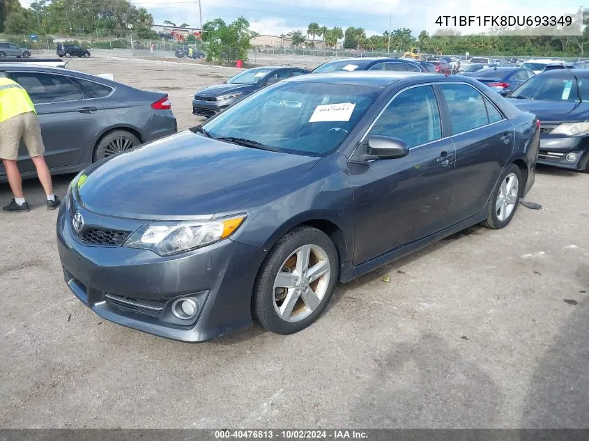 2013 Toyota Camry Se VIN: 4T1BF1FK8DU693349 Lot: 40476813