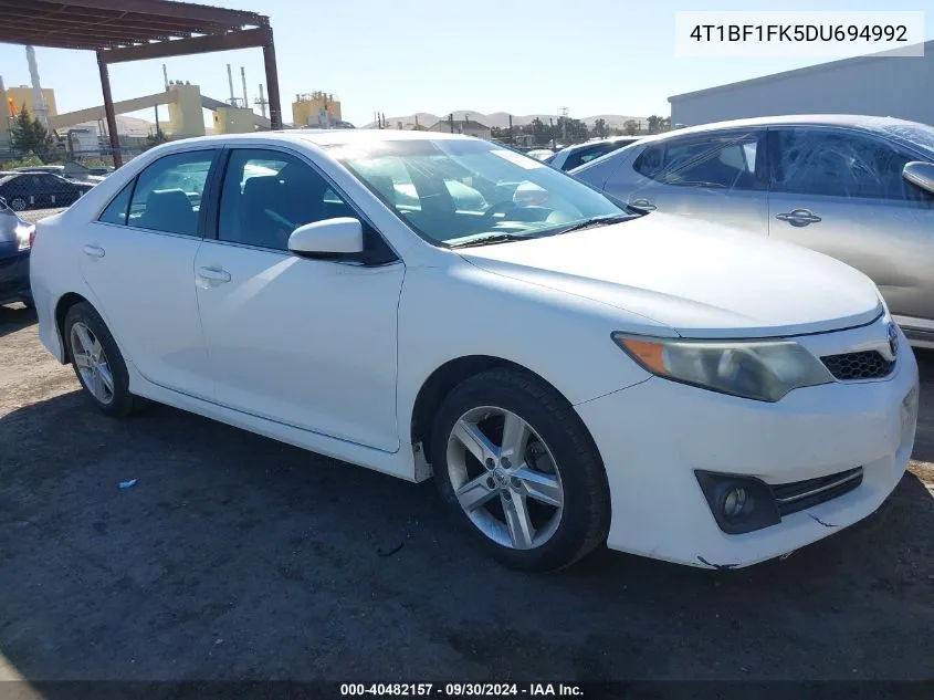 4T1BF1FK5DU694992 2013 Toyota Camry Se