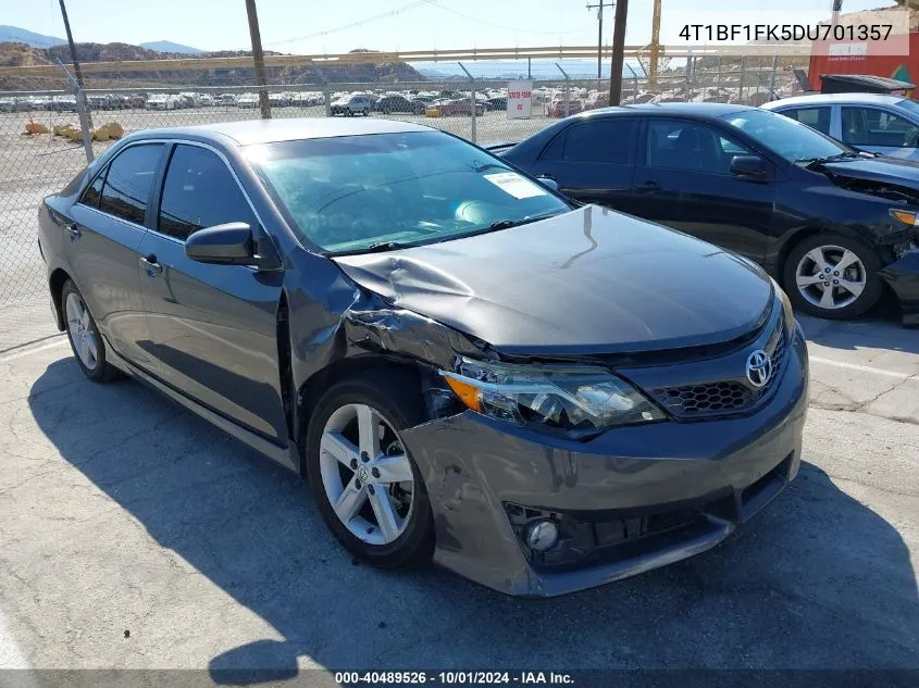 4T1BF1FK5DU701357 2013 Toyota Camry Se