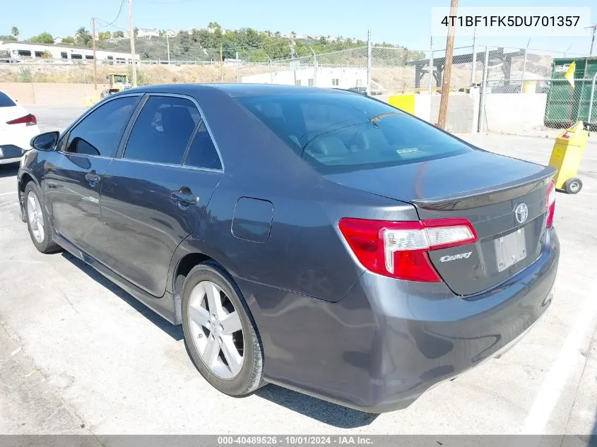 4T1BF1FK5DU701357 2013 Toyota Camry Se