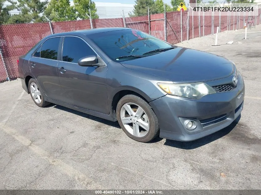 2013 Toyota Camry Se VIN: 4T1BF1FK2DU223334 Lot: 40490102