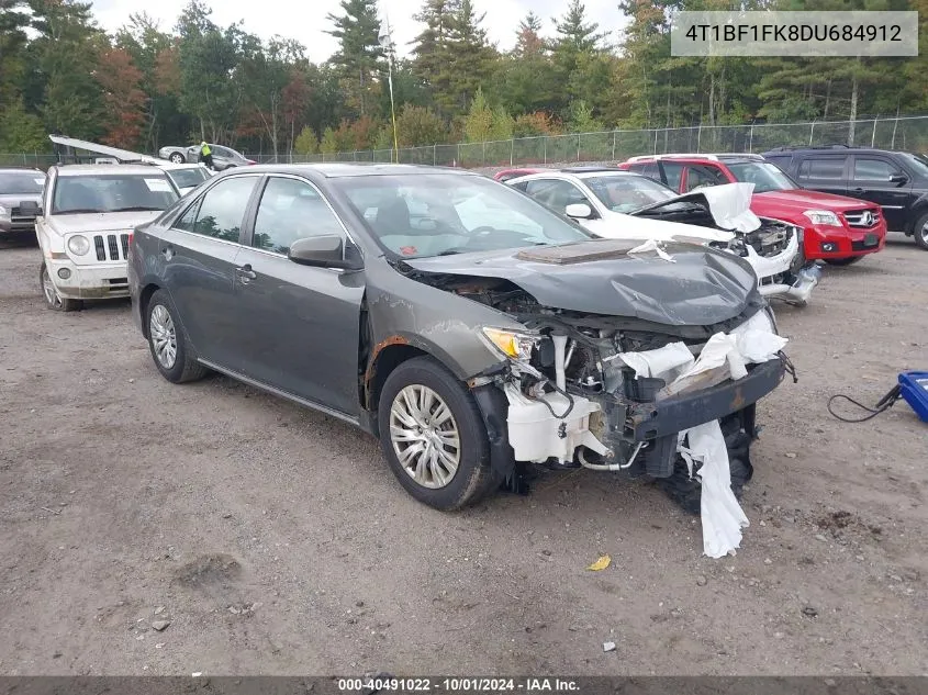 4T1BF1FK8DU684912 2013 Toyota Camry Le