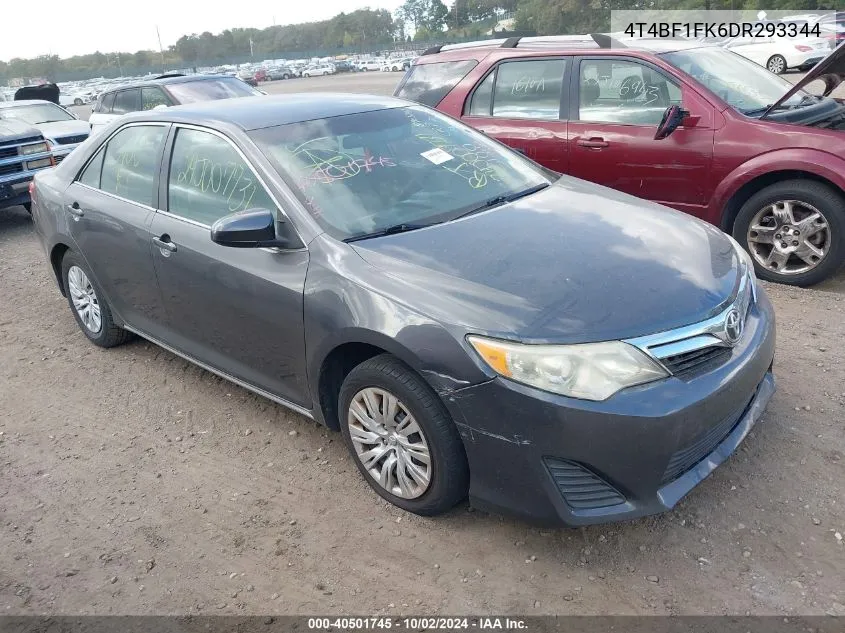 2013 Toyota Camry Le VIN: 4T4BF1FK6DR293344 Lot: 40501745