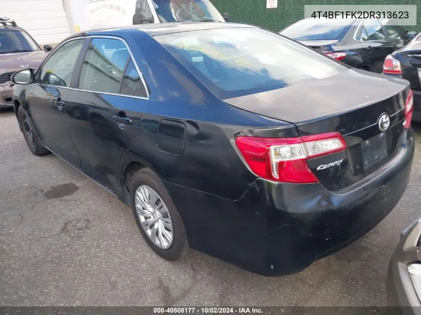 2013 Toyota Camry Le VIN: 4T4BF1FK2DR313623 Lot: 40508177