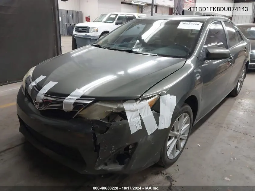 2013 Toyota Camry Hybrid Hybrid/Le/Xle VIN: 4T1BD1FK8DU074143 Lot: 40630228