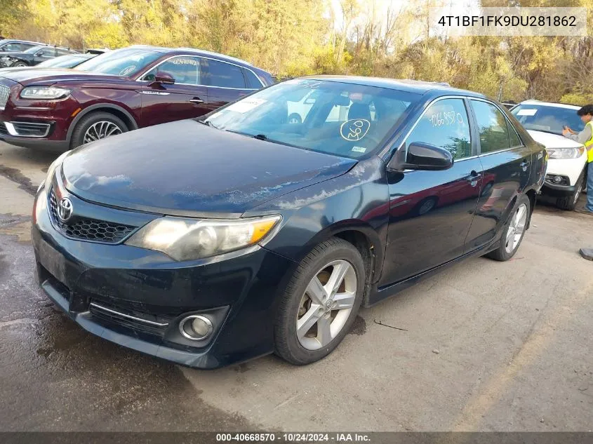 4T1BF1FK9DU281862 2013 Toyota Camry Se