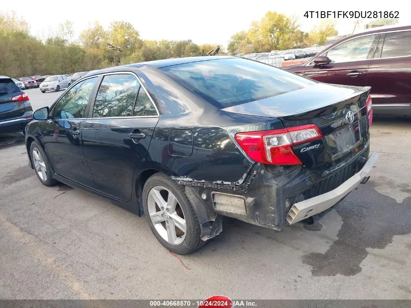 4T1BF1FK9DU281862 2013 Toyota Camry Se