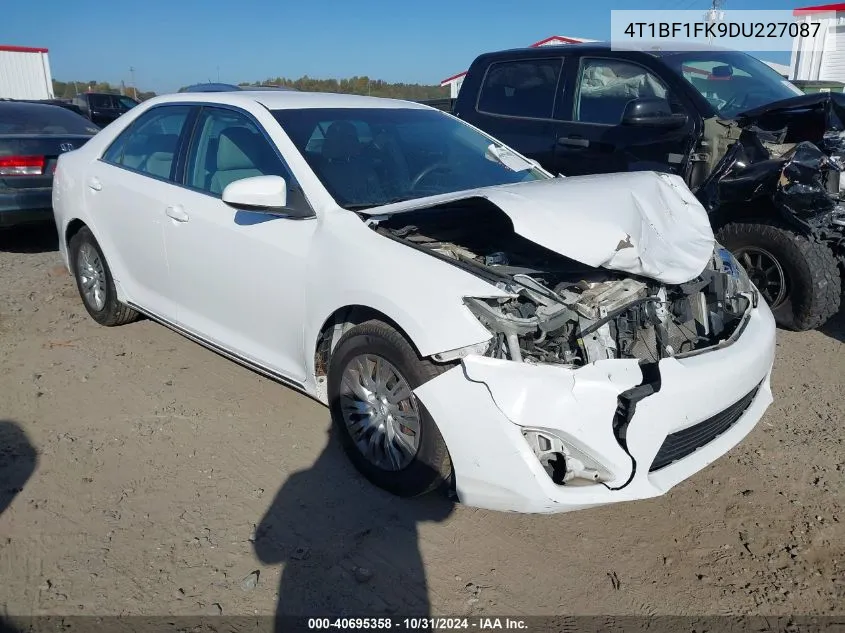 2013 Toyota Camry Le VIN: 4T1BF1FK9DU227087 Lot: 40695358