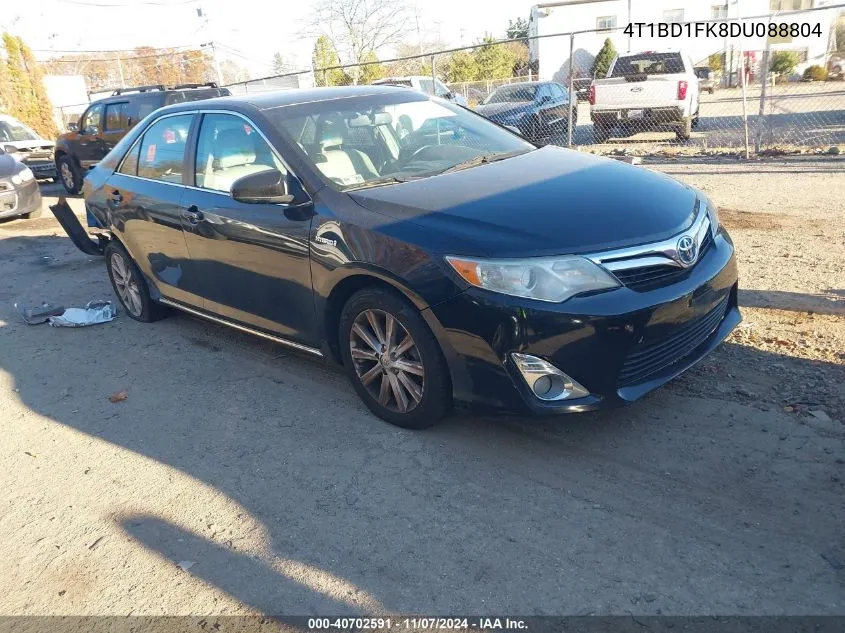 2013 Toyota Camry Hybrid Xle VIN: 4T1BD1FK8DU088804 Lot: 40702591