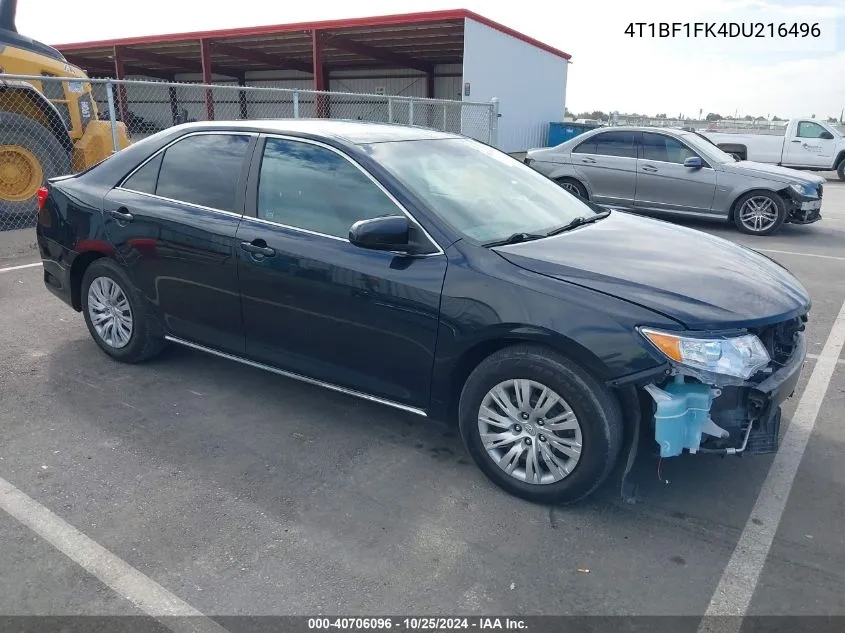 4T1BF1FK4DU216496 2013 Toyota Camry Le