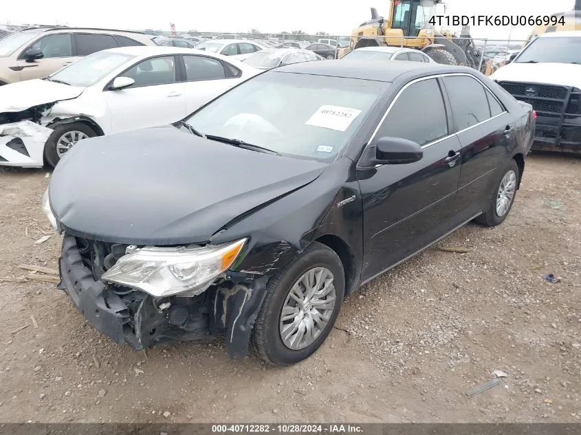 4T1BD1FK6DU066994 2013 Toyota Camry Hybrid Le