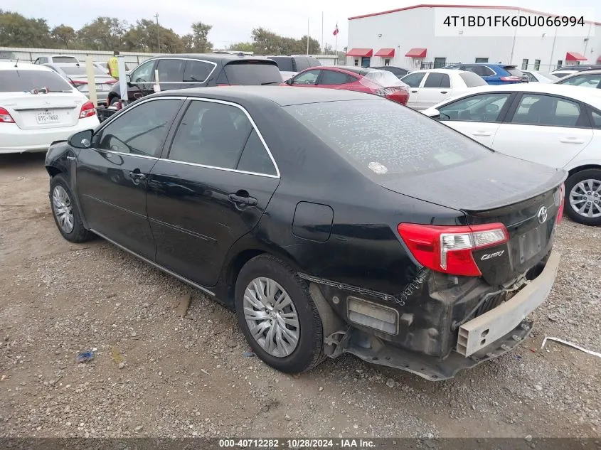 4T1BD1FK6DU066994 2013 Toyota Camry Hybrid Le