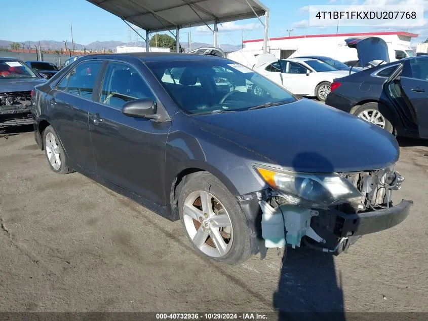 2013 Toyota Camry Se VIN: 4T1BF1FKXDU207768 Lot: 40732936