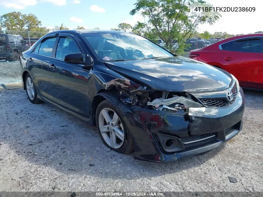 2013 Toyota Camry Se VIN: 4T1BF1FK2DU238609 Lot: 40734964