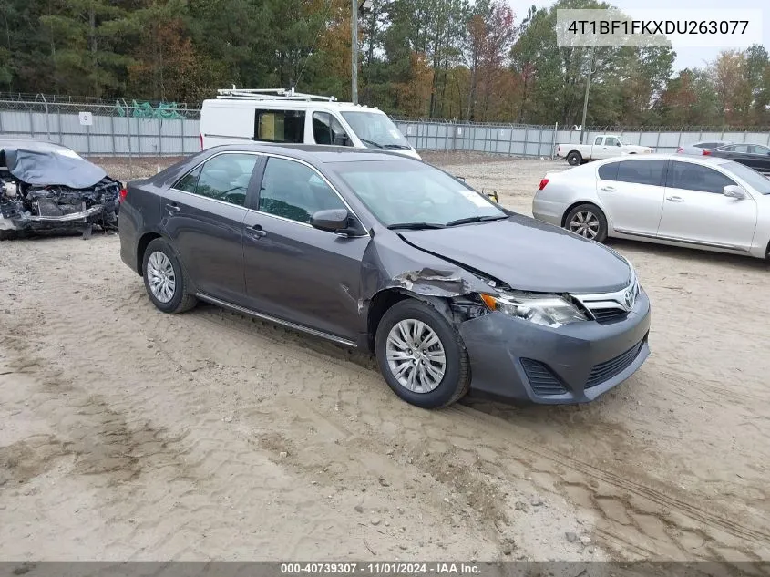 2013 Toyota Camry Le VIN: 4T1BF1FKXDU263077 Lot: 40739307