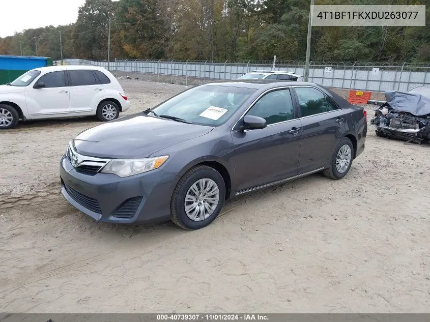 2013 Toyota Camry Le VIN: 4T1BF1FKXDU263077 Lot: 40739307