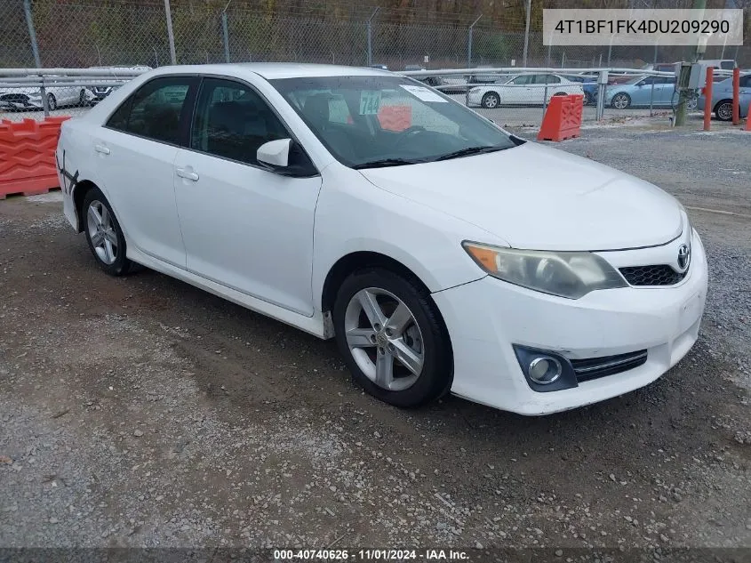 4T1BF1FK4DU209290 2013 Toyota Camry Se