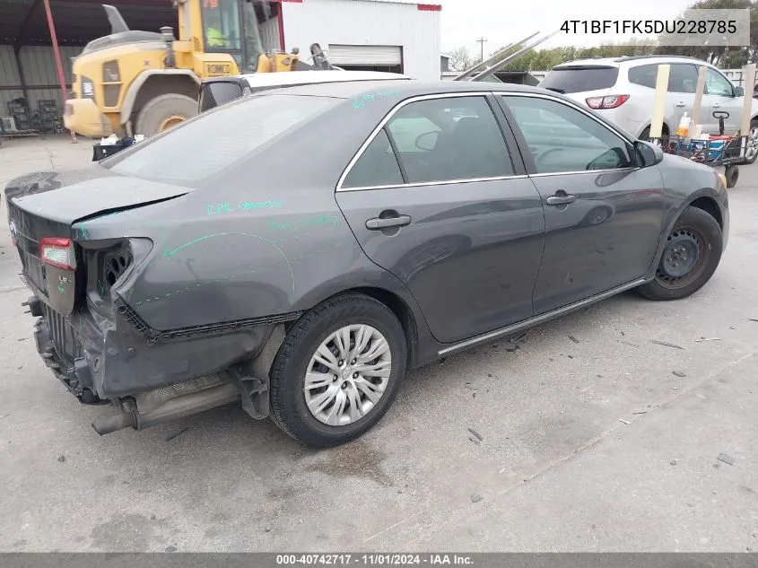 4T1BF1FK5DU228785 2013 Toyota Camry Le