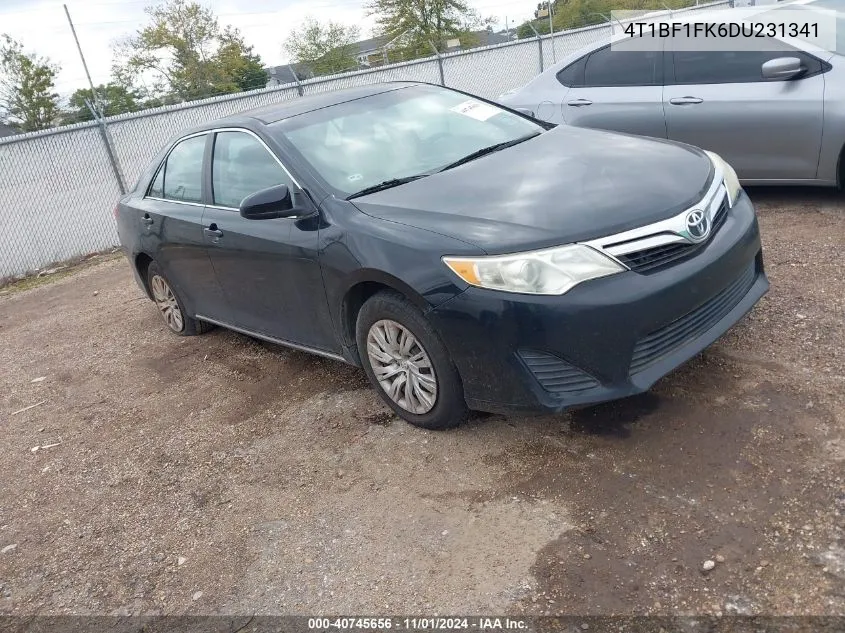 2013 Toyota Camry Le VIN: 4T1BF1FK6DU231341 Lot: 40745656