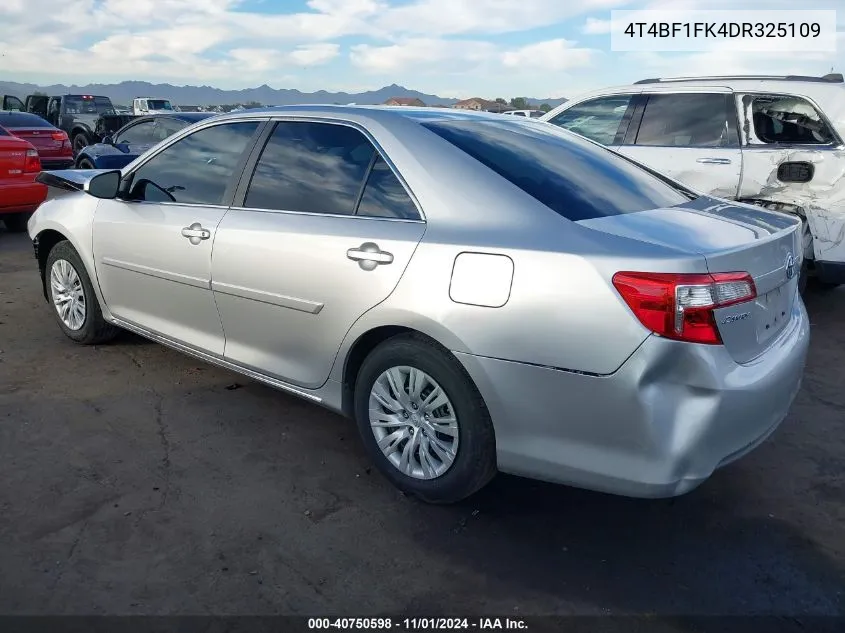 4T4BF1FK4DR325109 2013 Toyota Camry Le