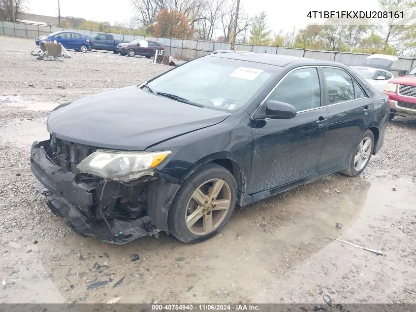 2013 Toyota Camry Se VIN: 4T1BF1FKXDU208161 Lot: 40754940