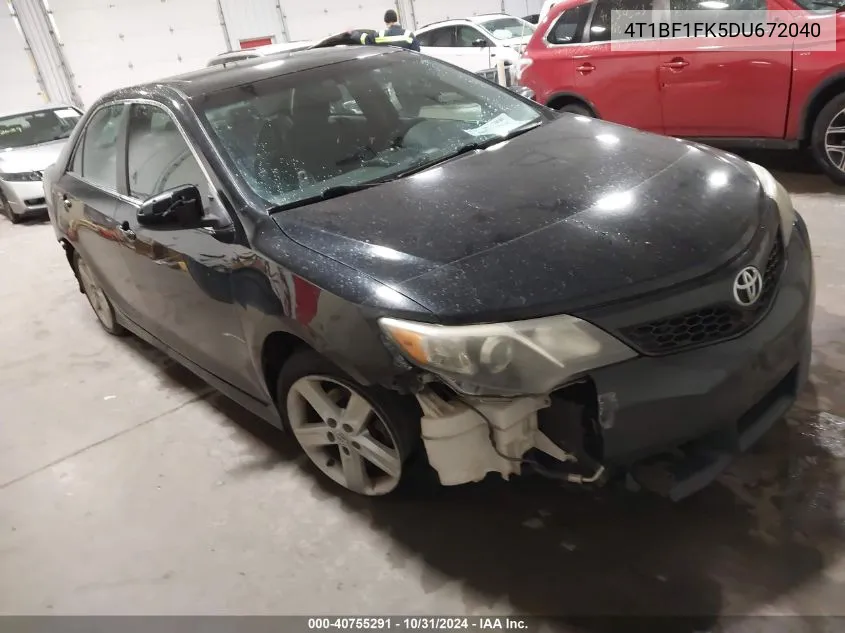 4T1BF1FK5DU672040 2013 Toyota Camry Se