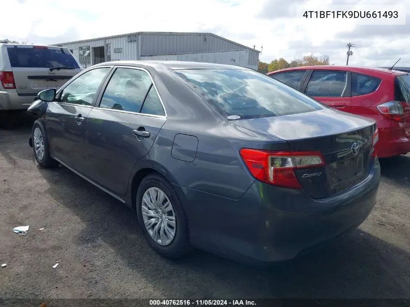 2013 Toyota Camry Le VIN: 4T1BF1FK9DU661493 Lot: 40762516