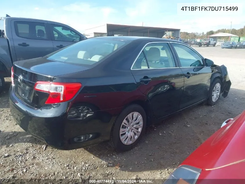 4T1BF1FK7DU715499 2013 Toyota Camry L