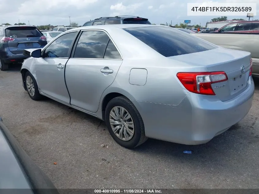 4T4BF1FK5DR326589 2013 Toyota Camry Le